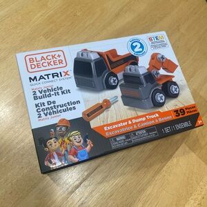 Black & Decker Matrix Build It Construction Vehicles Set